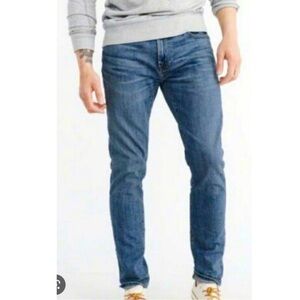 Abercrombie & Fitch Men’s Distressed Button Fly Skinny Jeans 31W 30L
